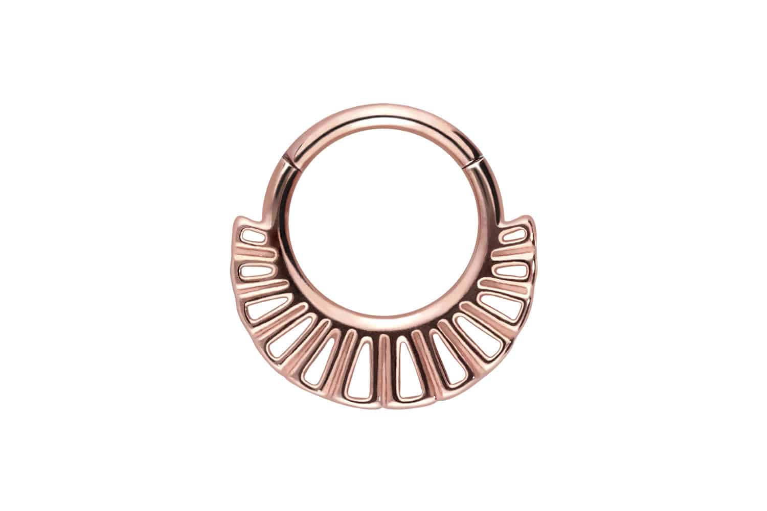 Chirurgenstahl Segmentring Clicker Piercing ETHNO-DESIGN